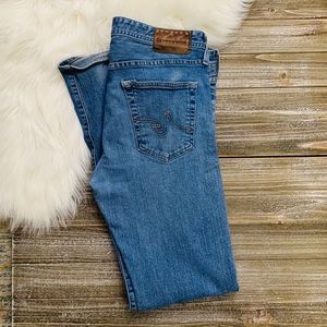 AG “The Matchbox” Light Blue Jeans 34x34